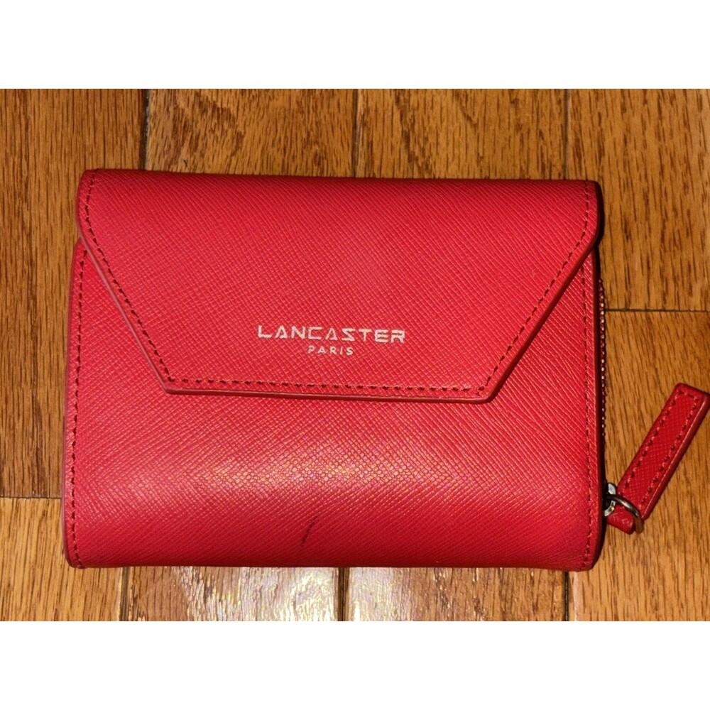 Lancaster Femme Constance Back to Back Portfolio 137-02 Red Wallet